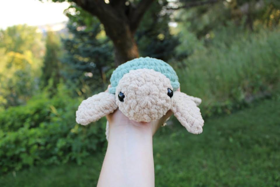 Handmade Crochet Sea Turtle